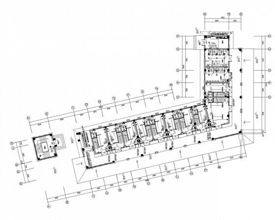 高档社区4层商业楼电气CAD施工图纸（甲级院设计） - 1