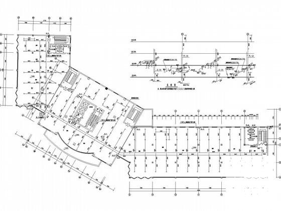 14层商业办公楼给排水CAD图纸 - 1