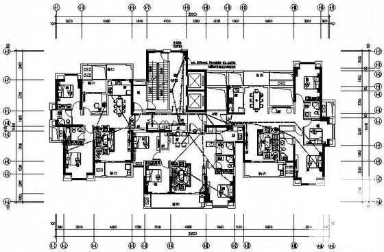 26层住宅楼电气CAD施工图纸 - 2