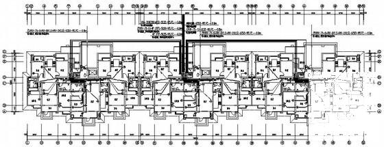 16层住宅楼电气CAD施工图纸(消防自动报警) - 2