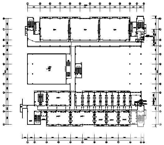 高等学校5层教学楼电气CAD施工图纸(消防报警及联动) - 2