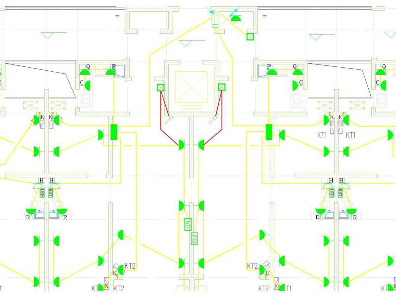 33层住宅楼电气CAD施工图纸(基础接地) - 1