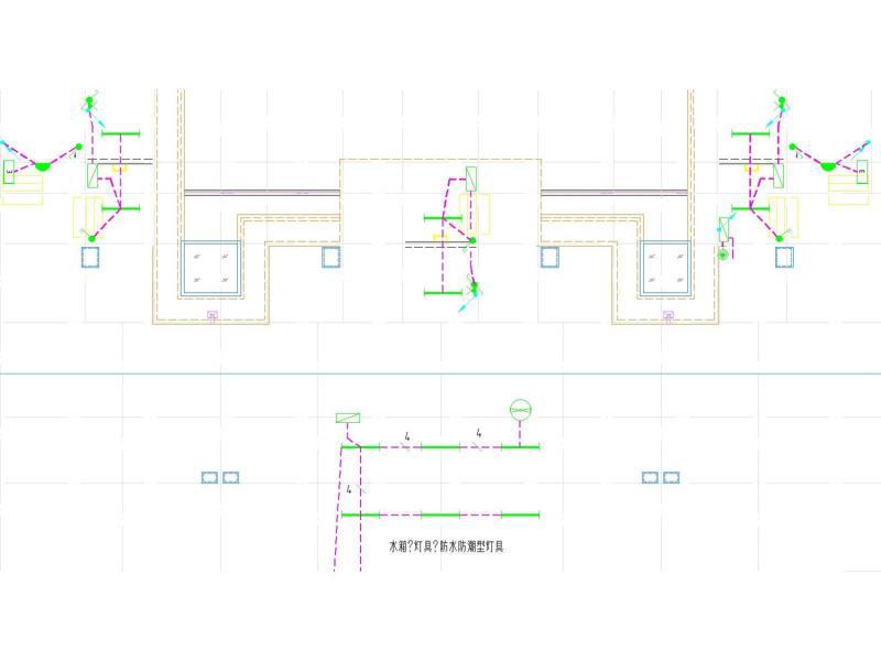 33层住宅楼电气CAD施工图纸(基础接地) - 5