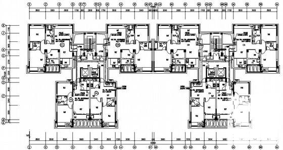 18层住宅楼电气CAD施工图纸 - 3