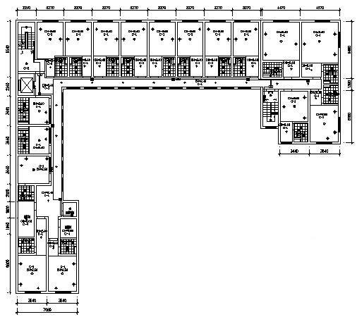 7层酒店电气设计CAD施工图纸 - 1