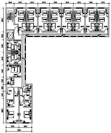 7层酒店电气设计CAD施工图纸 - 2