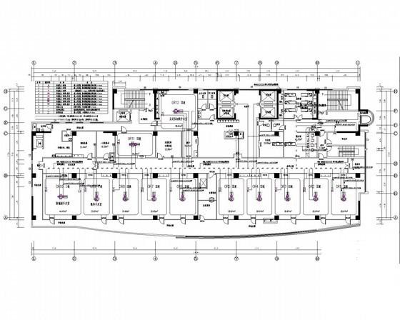 医院16层病房楼智能化弱电系统工程电气CAD施工图纸 - 1