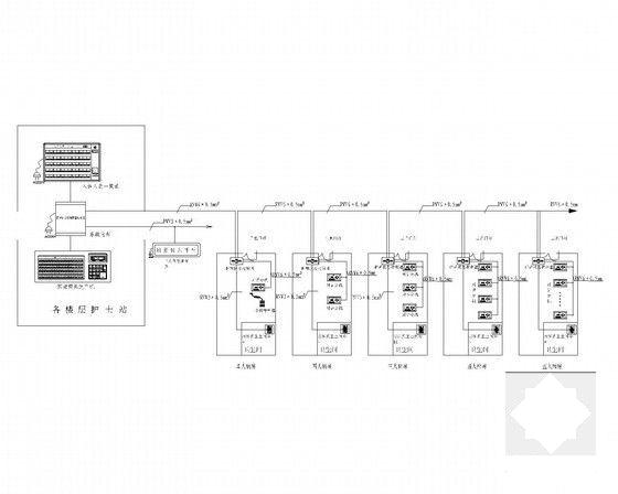 医院16层病房楼智能化弱电系统工程电气CAD施工图纸 - 5