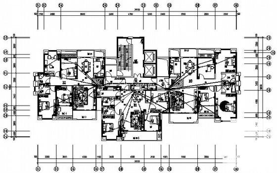 27层住宅楼电气CAD施工图纸 - 1