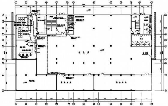 地上7层地下1层办公大楼电气CAD施工图纸 - 4