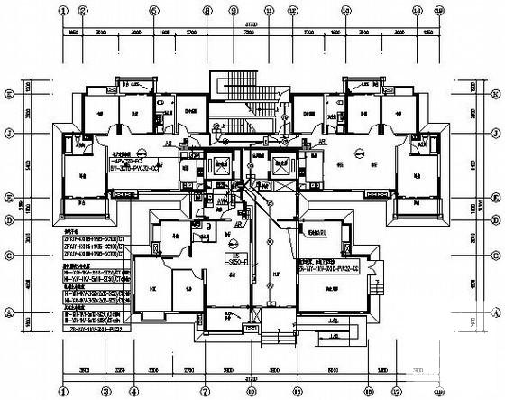 33层小区住宅楼电气CAD施工图纸(火灾自动报警) - 2