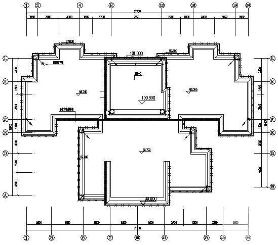 33层小区住宅楼电气CAD施工图纸(火灾自动报警) - 3