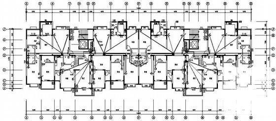 11层商住楼宇电气CAD施工图纸 - 3