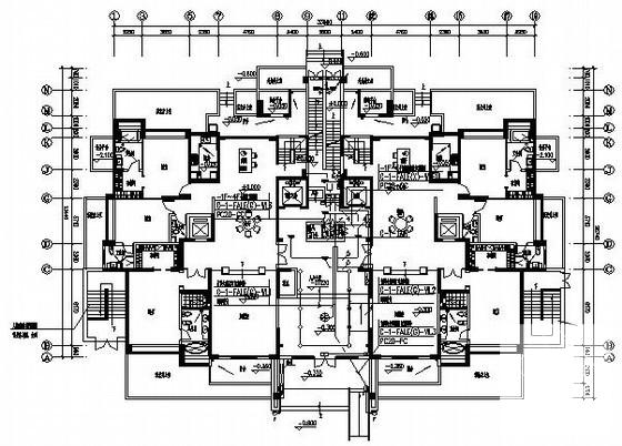 度假区高层住宅楼电气CAD施工图纸（一级负荷） - 1