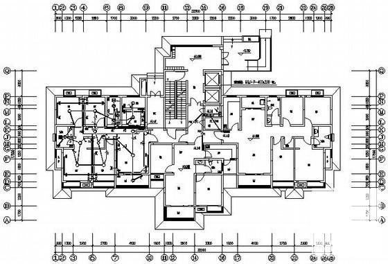 26层住宅楼电气设计CAD施工图纸(消防自动报警) - 2