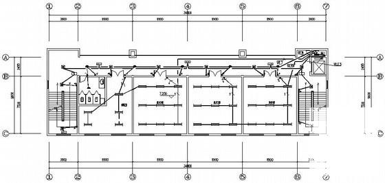 公司办公楼电气设计CAD施工图纸 - 2