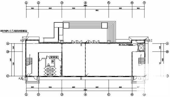 公司办公楼电气设计CAD施工图纸 - 4
