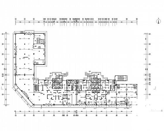 高层高档住宅楼带人防电气CAD施工图纸（甲级院设计）(控制箱原理图) - 1