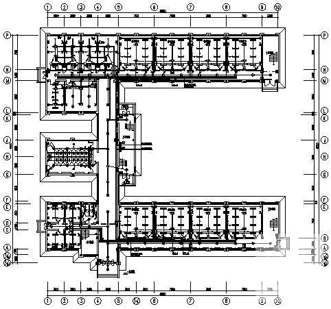 小学两层教学综合楼电气CAD施工图纸 - 1