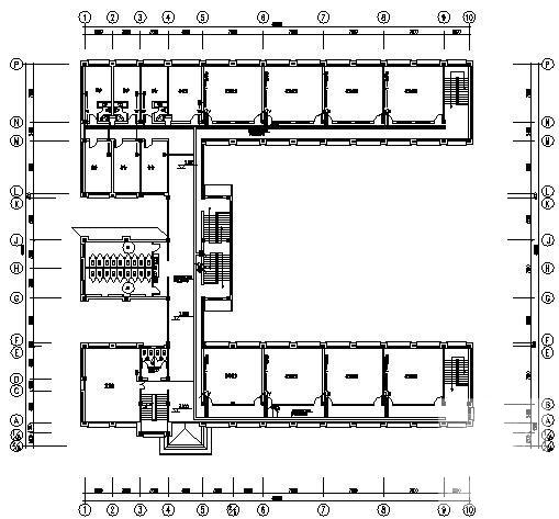 小学两层教学综合楼电气CAD施工图纸 - 2