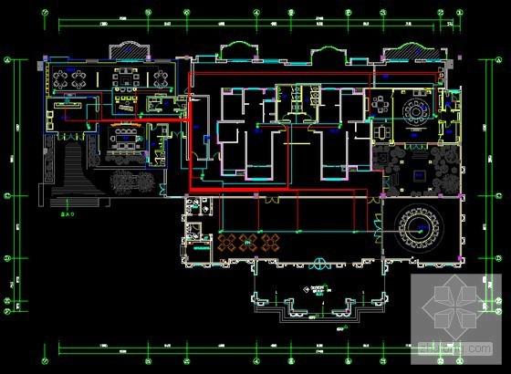 单层会所室内装饰电气工程图纸（甲级院设计） - 2
