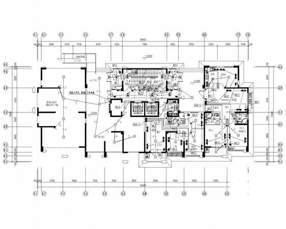 33层住宅楼电气CAD施工图纸(消防报警及联动) - 1