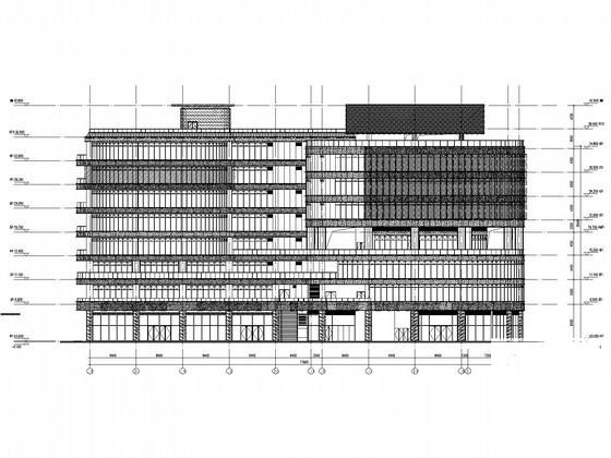 商业广场建筑泛光照明工程电气施工图纸(平面布置图) - 1