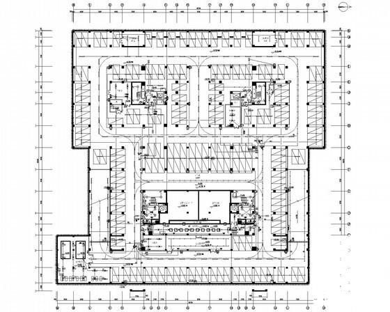 8层大学图书馆电气CAD施工图纸（知名设计院）(安全防范系统) - 1