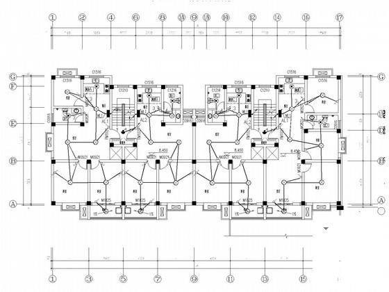 7层小区项目电气施工图纸（三级负荷） - 1