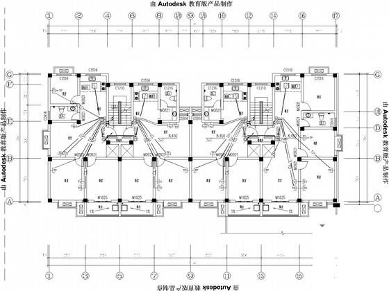 7层小区项目电气施工图纸（三级负荷） - 2