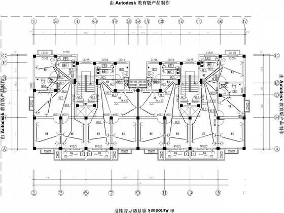 7层小区项目电气施工图纸（三级负荷） - 3