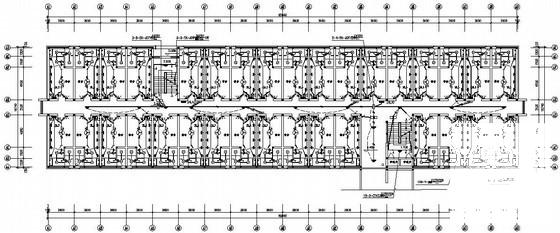 6层职业技术学院宿舍楼电气CAD施工图纸 - 1
