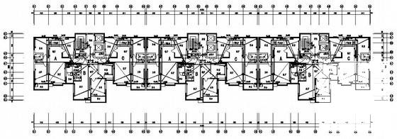 18层住宅楼电气CAD施工图纸(火灾自动报警) - 2