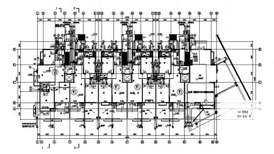 县11层住宅楼给排水CAD图纸 - 1