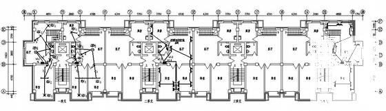 11层住宅楼电气设计CAD施工图纸(防雷接地系统) - 1