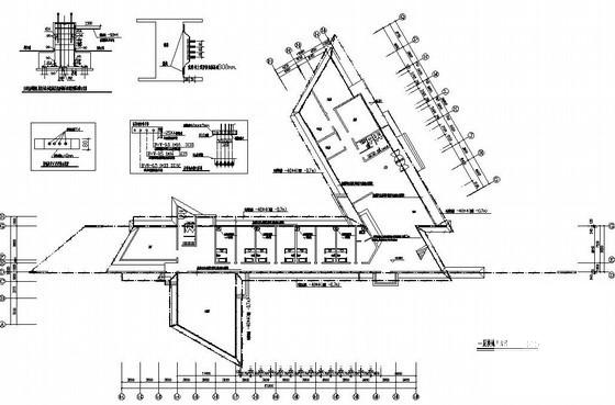 管理中心2层大楼办公楼电气CAD施工图纸(防雷接地系统) - 2