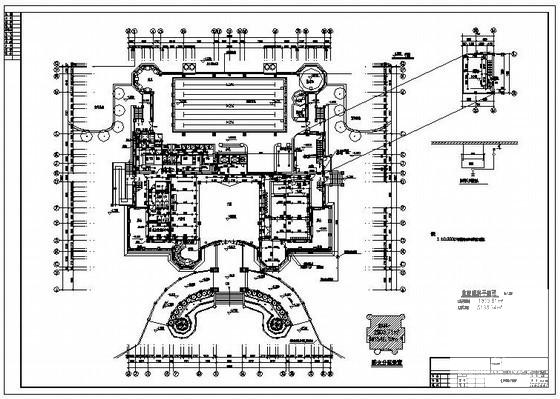 大型小区4层会所给排水CAD图纸(自动喷淋系统图) - 2