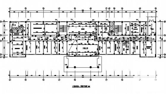5层办公楼成套给排水CAD图纸(自动喷淋系统图) - 1