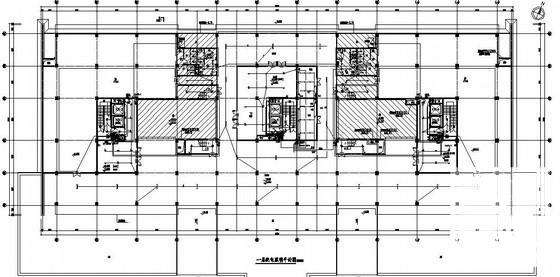 软件园办公楼电气设计CAD施工图纸(消防联动控制系统) - 1