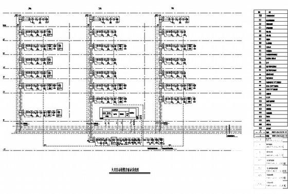 软件园办公楼电气设计CAD施工图纸(消防联动控制系统) - 4