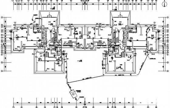 广场32层住宅楼给排水CAD图纸 - 2