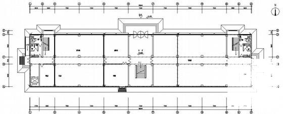 公司5层综合办公楼电气CAD施工图纸(计算机网络系统) - 2