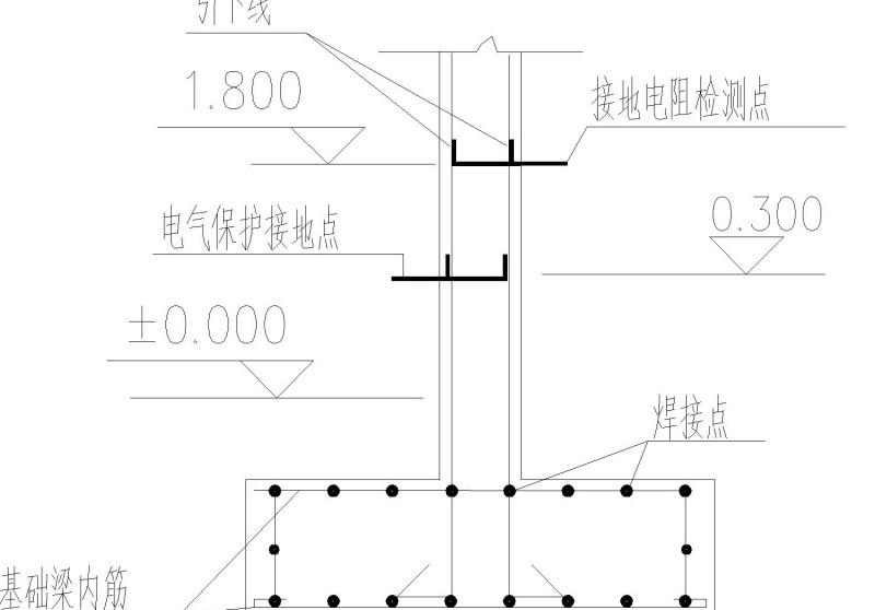 9层住宅楼电气低压配电系统、防雷系统等CAD施工图纸 - 5