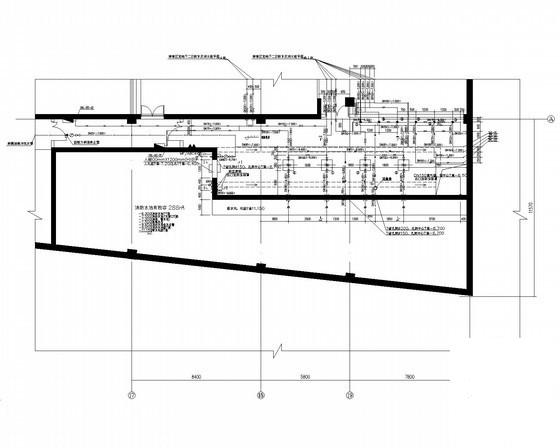 2层大型地下购物广场给排水CAD图纸 - 3