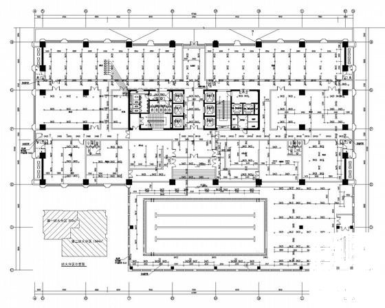 24层大型国际商业广场给排水CAD图纸 - 1