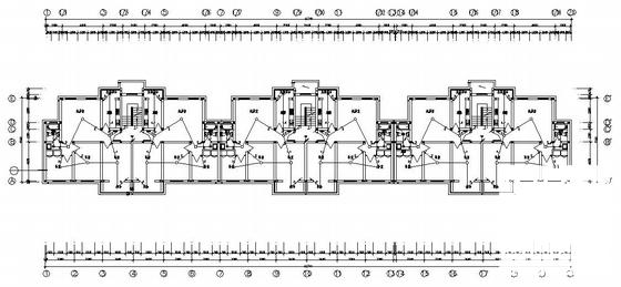 6层砖混结构住宅楼电气CAD施工图纸(防雷接地系统) - 1