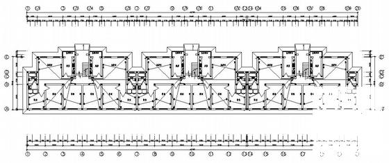 6层砖混结构住宅楼电气CAD施工图纸(防雷接地系统) - 2