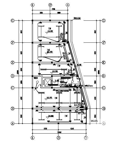 8层住宅楼电气CAD施工图纸(防雷接地系统) - 1