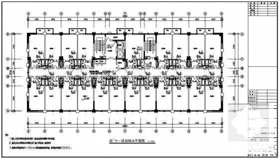 26层高级住宅楼小区给排水CAD图纸 - 4