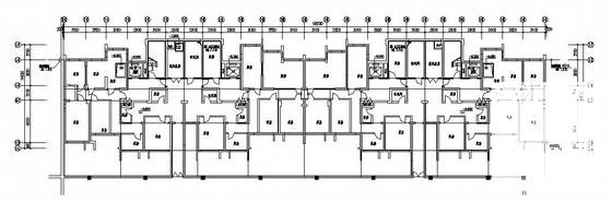上30层地下1层住宅楼电气CAD施工图纸(火灾自动报警系统) - 4